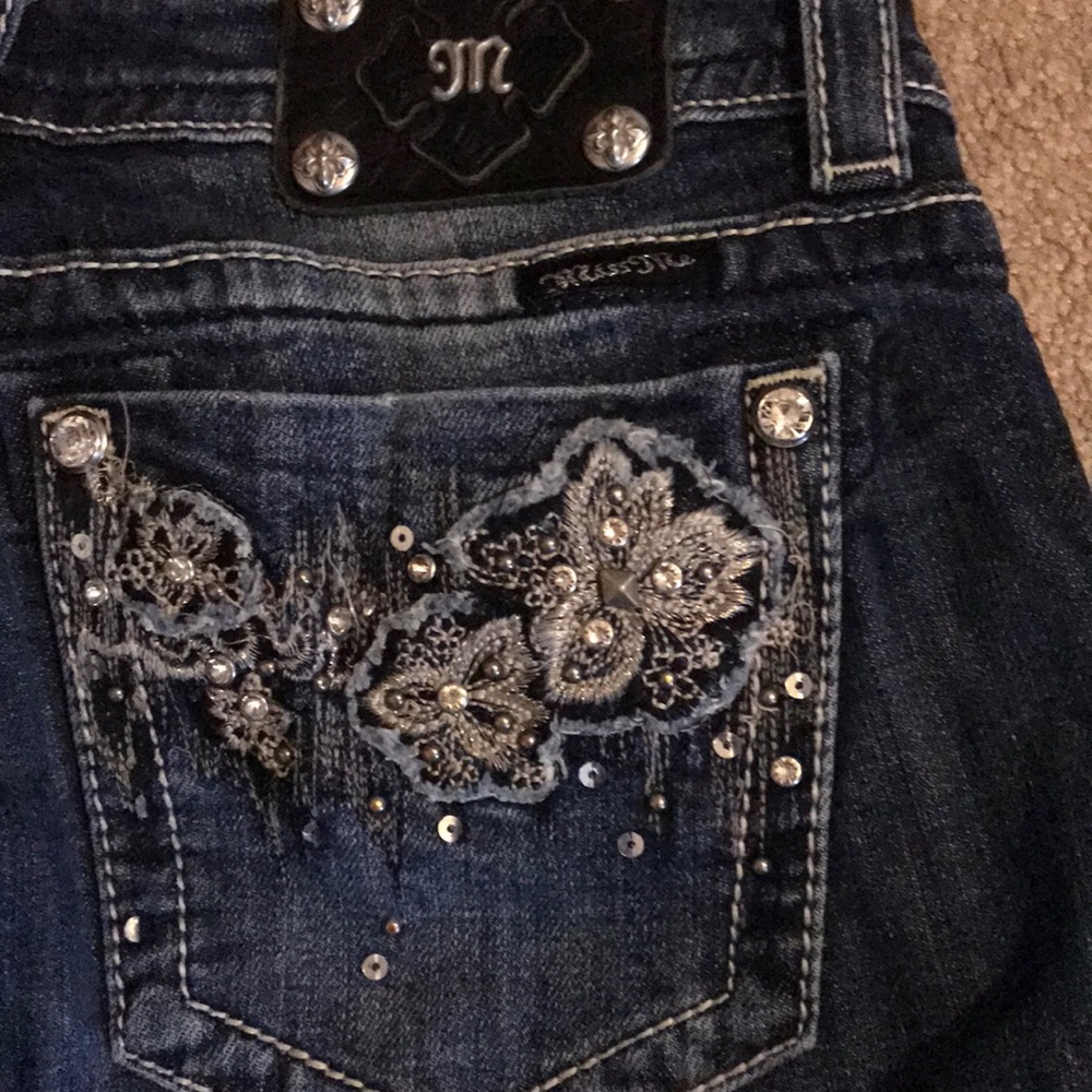 Rhinestone and sequins Miss Me